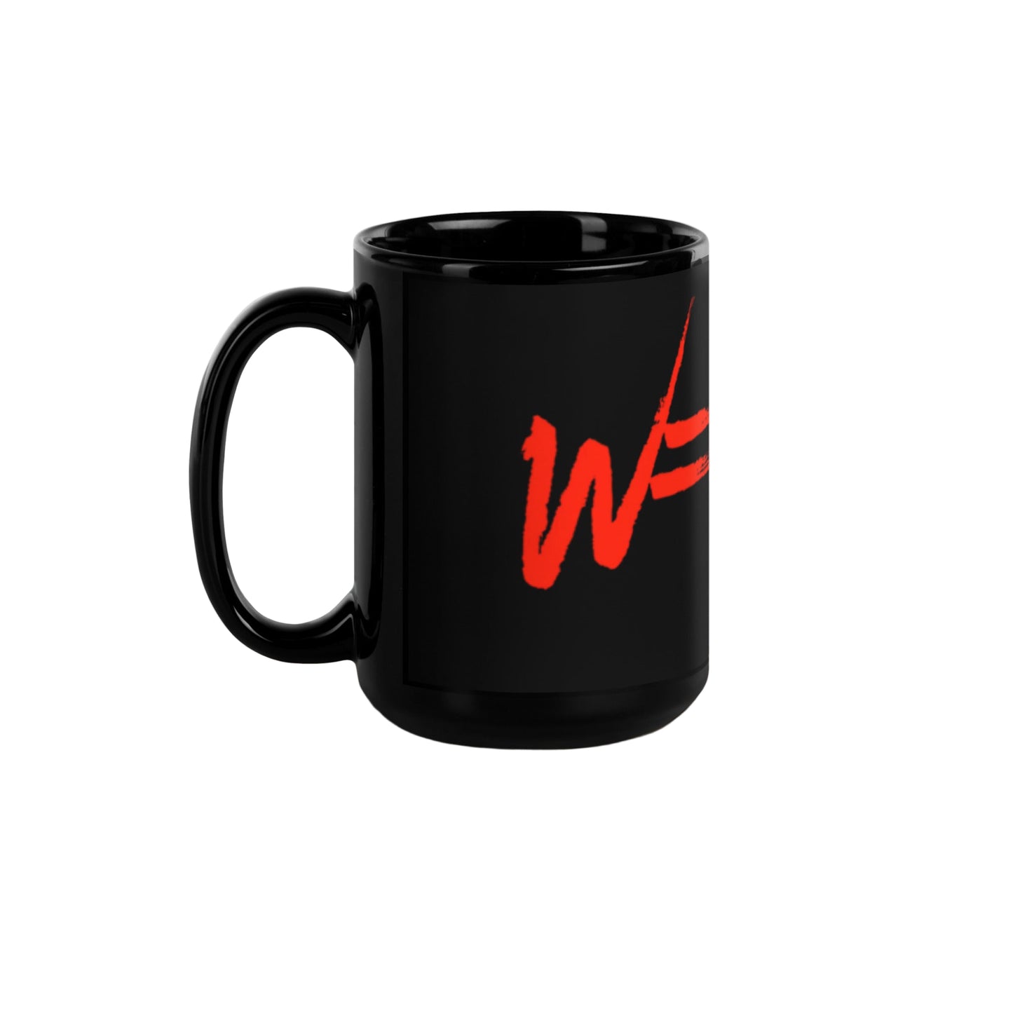 W=FXD Black Glossy Mug