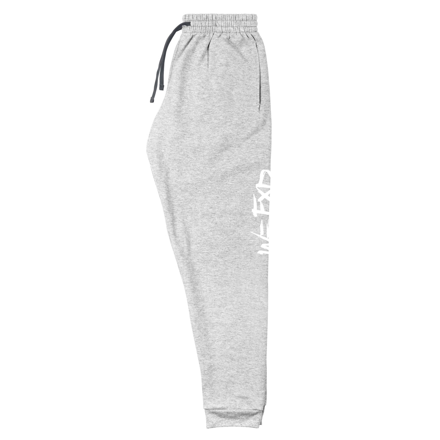 W=FXD White Unisex Black Joggers