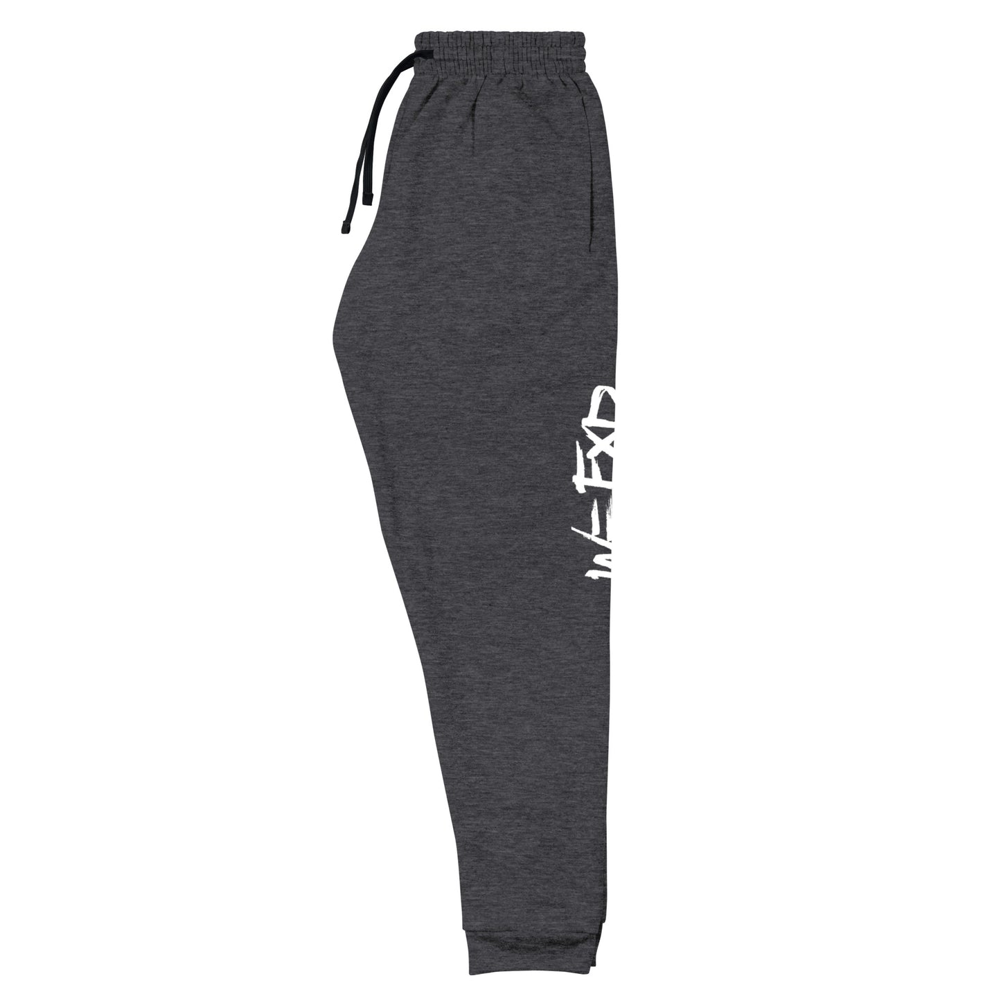 W=FXD White Unisex Black Joggers