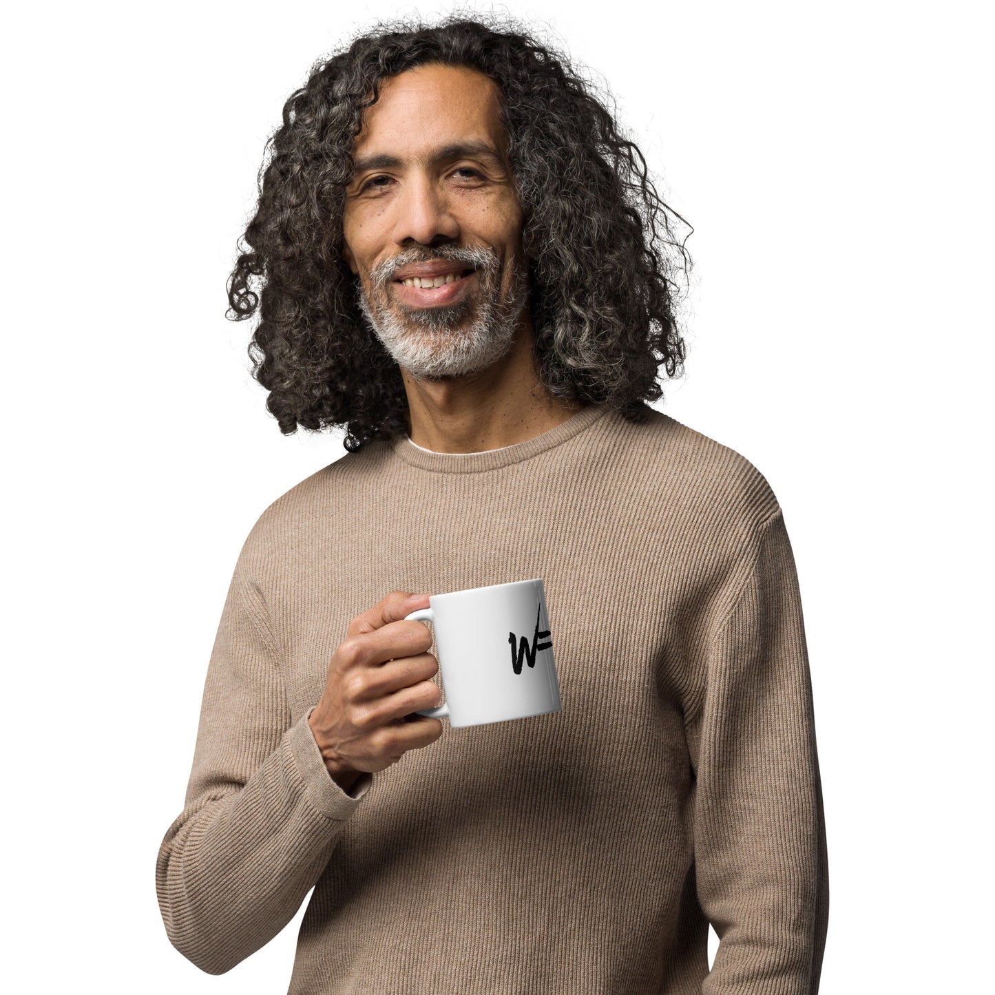W=FXD White Glossy Mug
