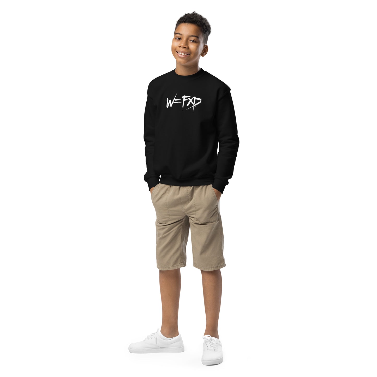 W=FXD Youth Crewneck Sweatshirt