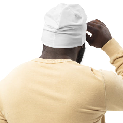 W=FXD White Beanie