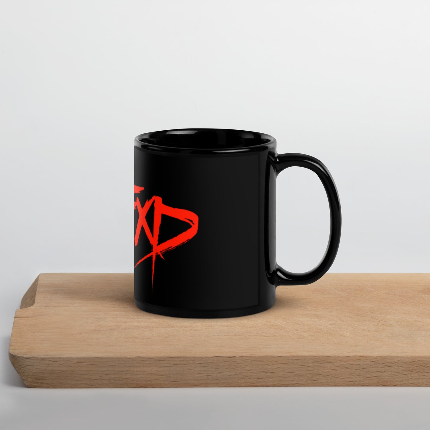 W=FXD Black Glossy Mug