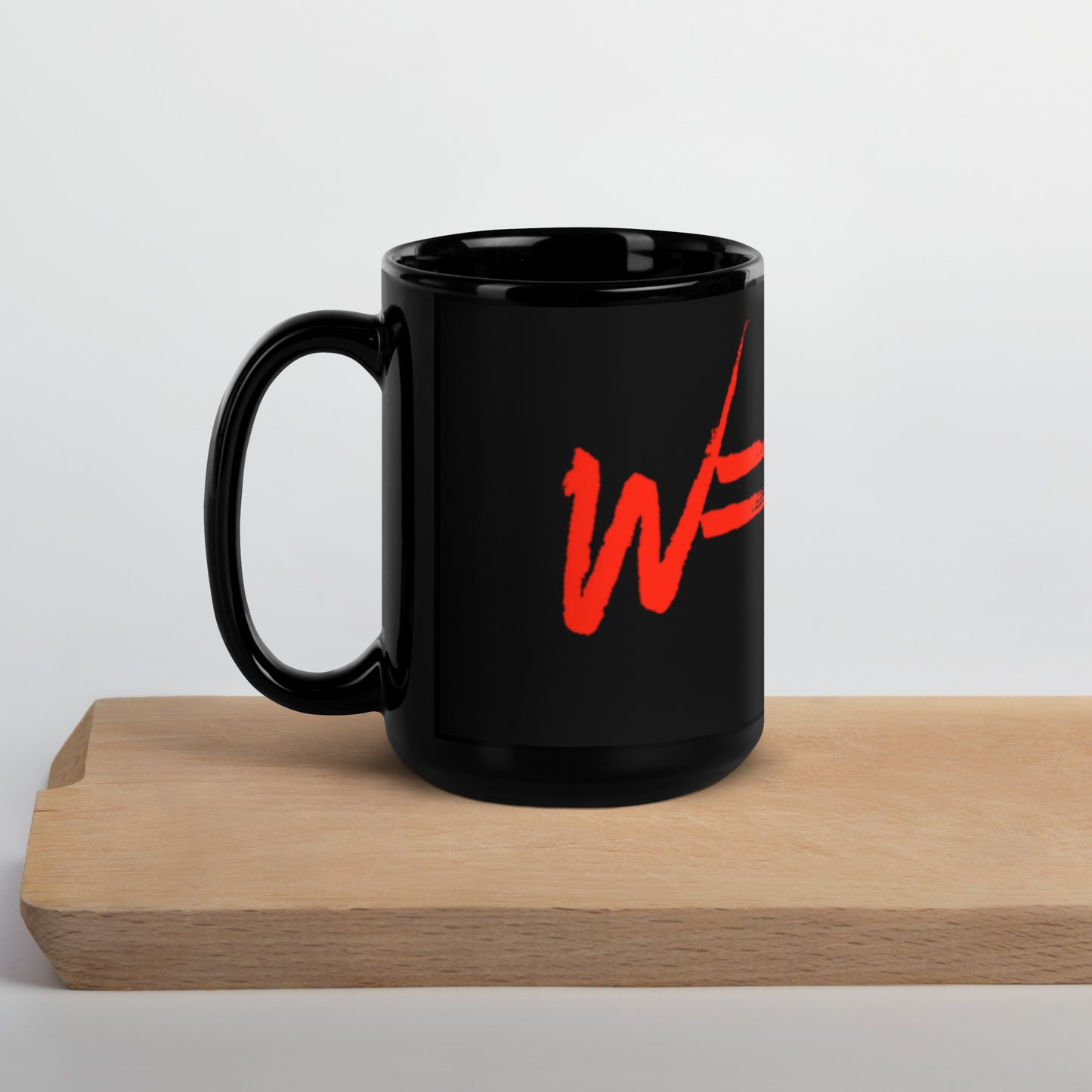 W=FXD Black Glossy Mug