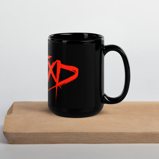 W=FXD Black Glossy Mug