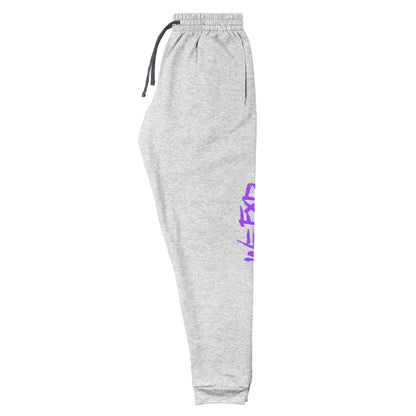 W=FXD Purple Unisex White Joggers