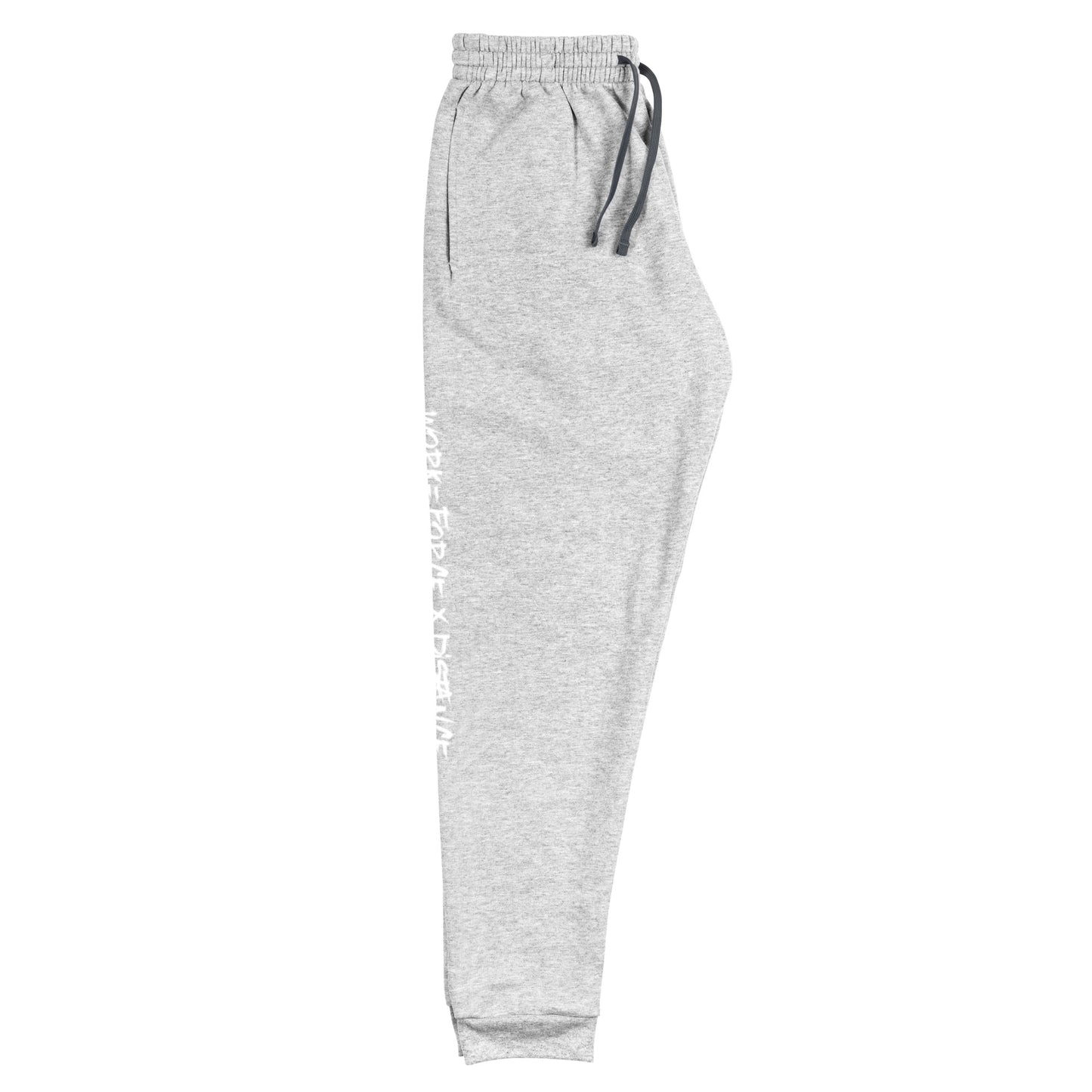 W=FXD White Unisex Black Joggers