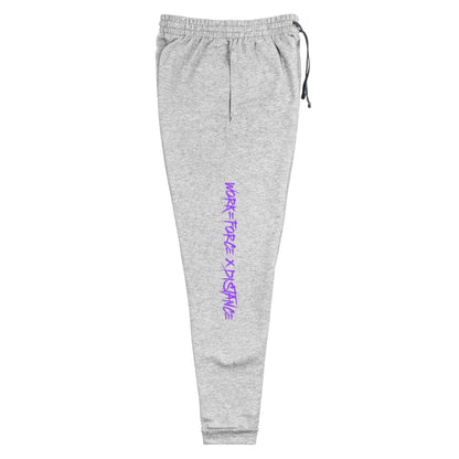 W=FXD Purple Unisex White Joggers