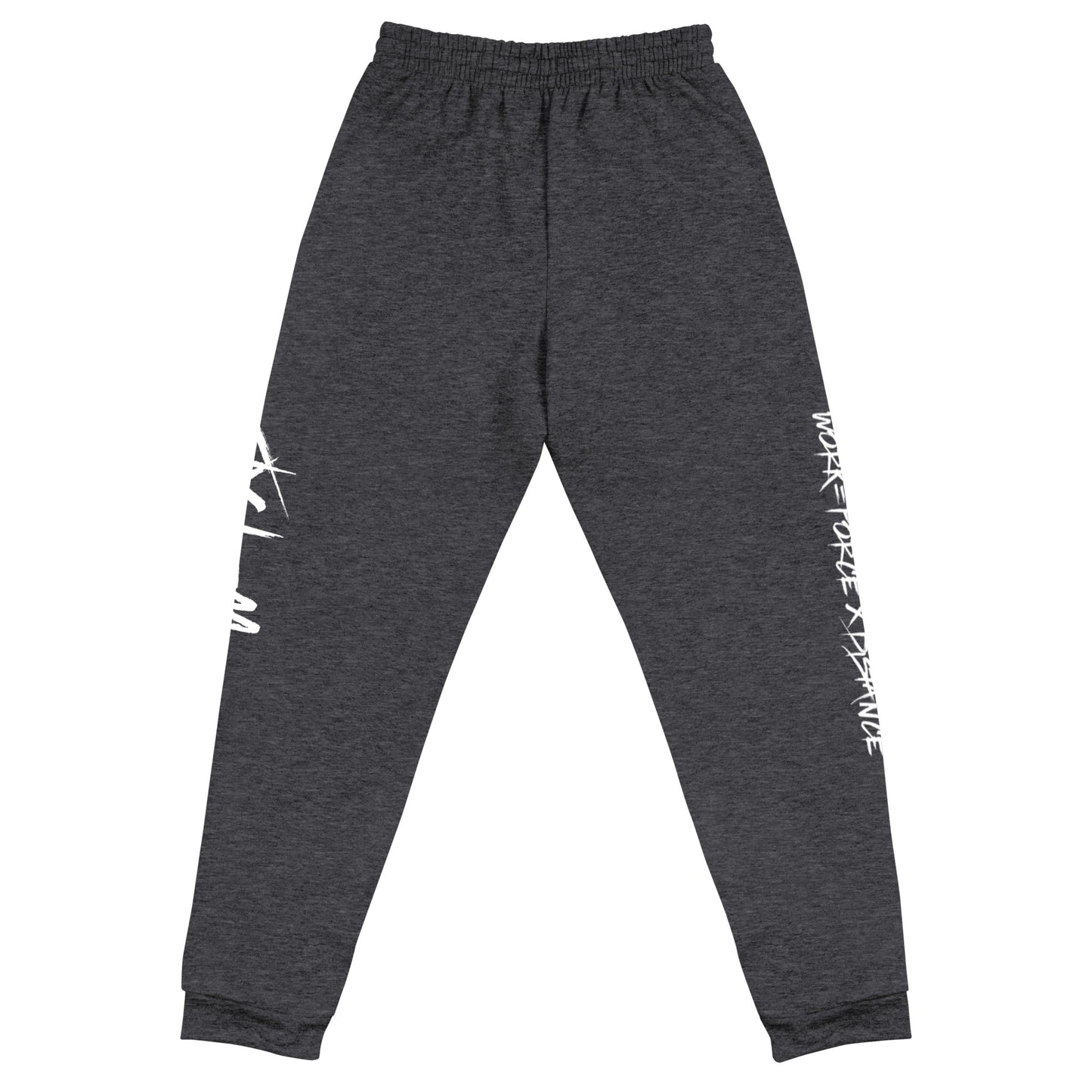 W=FXD White Unisex Black Joggers