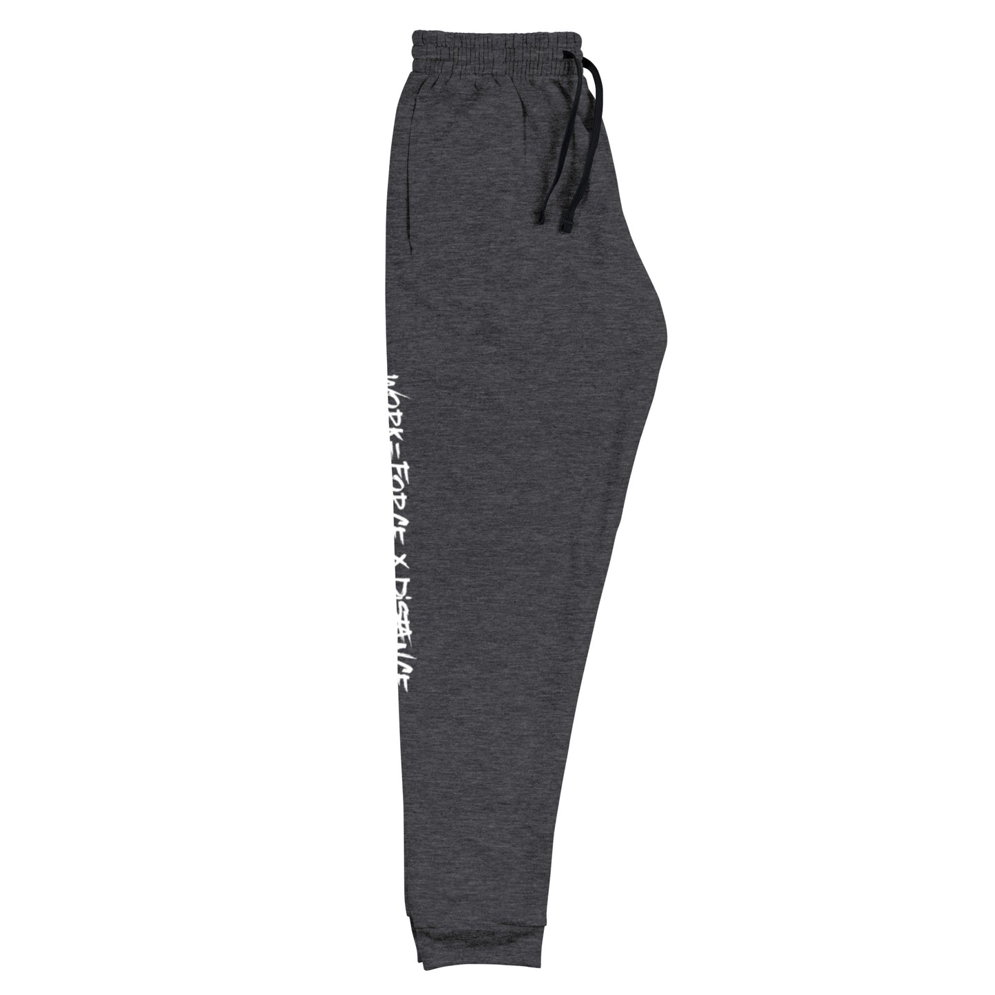 W=FXD White Unisex Black Joggers