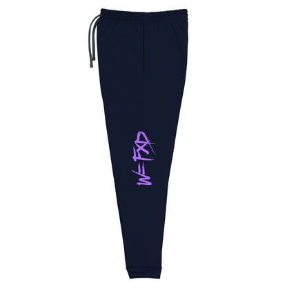 W=FXD Purple Unisex White Joggers