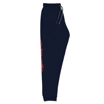 W=FXD Red Purple Unisex Black Joggers