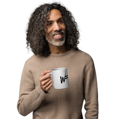 W=FXD White Glossy Mug